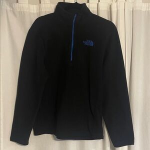 The North Face Men’s Black Fleece with Blue Accent